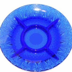 Avon Royal Sapphire Collection Divided Dish - NIB